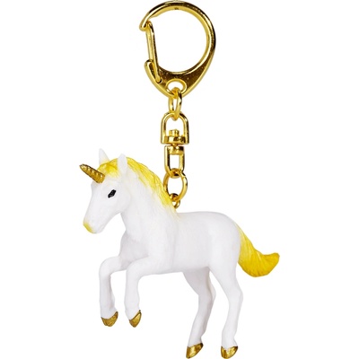 Mojo Animal Planet Ключодържател Еднорог, жълт със свити предни крака (387474)