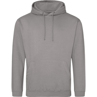 Just Hoods mikina College Platinum grey