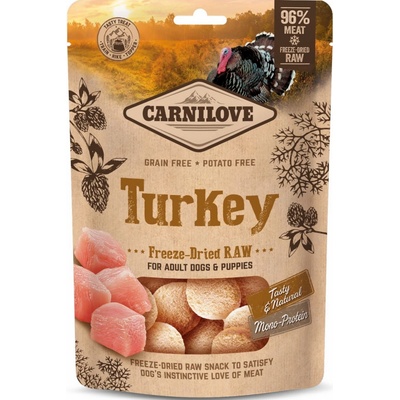 Carnilove VAFO Praha s.r.o. Carnilove Raw Freeze Dried Snacks Turkey 60 g