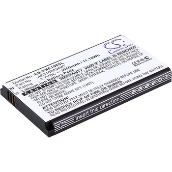 VHBW Батерия за Philips Xenium CTE180 / E180 / E560, 3000 mAh (800112282)