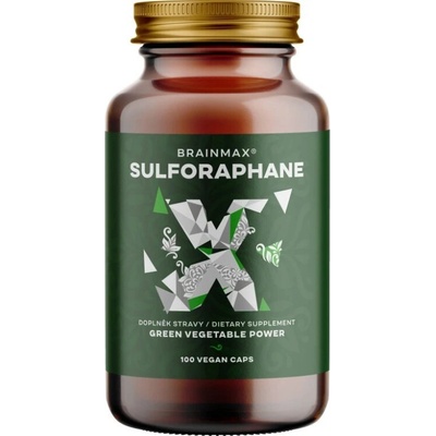 BrainMax Sulforaphane 35 mg Sulforafan 100 rastlinných kapsúl