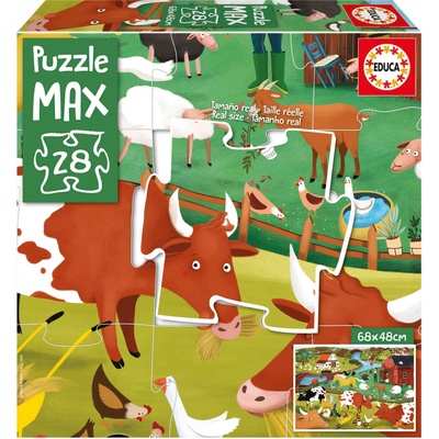 Educa - Puzzle The Farm MAXI - 1 - 39 piese