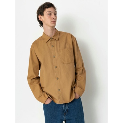 Brixton Selden Overshirt (tobacco brown worn wash)