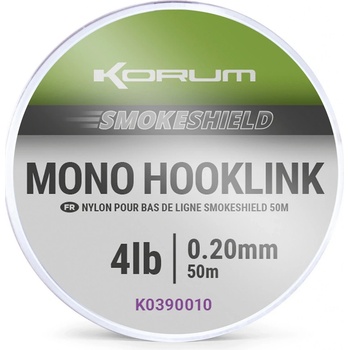 Korum Smokeshield Mono Hooklink 50m 0,20mm 4lb