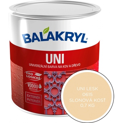 Balakryl Uni lesk 0,7 kg slonová kosť