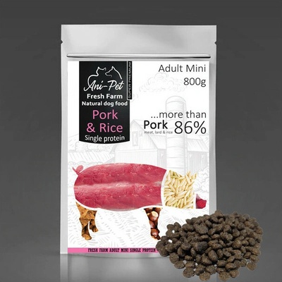 Fresh Farm Adult Mini Single Protein Pork & Rice 15 kg