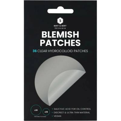 Bert & Bert hydrokoloidné náplasti na akné, Blemish Spot Patches, 36ks