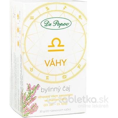 Dr.Popov čaj Váhy 30 g