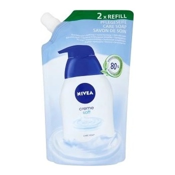 Nivea Creme Soft tekuté mydlo náhradná náplň 500 ml