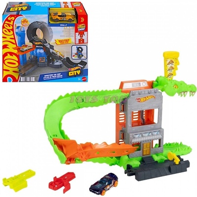 Mattel Hot Wheels City Croc Pizza Attack JHL93