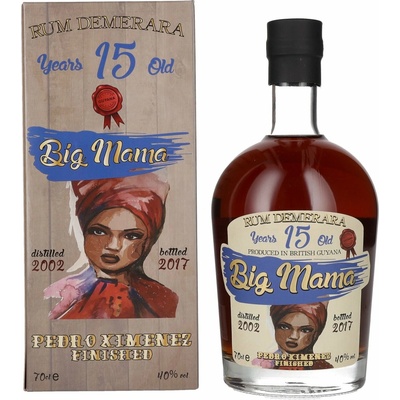 BIG MAMA PEDRO XIMENEZ 15y 40% 0,7 l (kartón)
