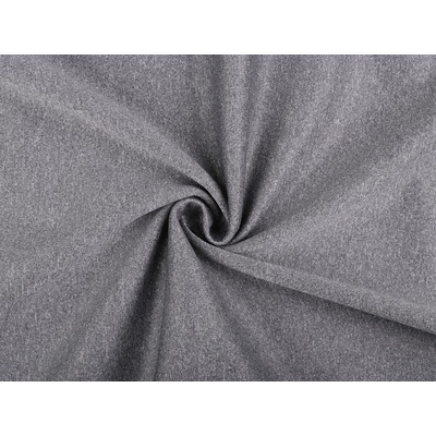 Zimní softshell s fleecem - jednobarevný - šíře 145cm/1bm 00 Zimní softshell - jednobarevný - šíře 145cm/1bm: 09 Šedá melírovaná