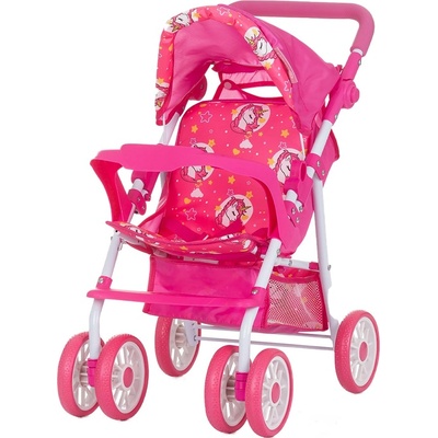 Chipolino Количка за кукли Chipolino - Доли, еднорози (KZKDL02403UN)