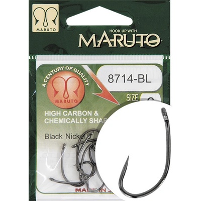 MARUTO CARP 8714BL HC T.D.E.5° BARBLESS BLACK NICKEL vel.8 10ks