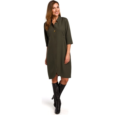 Stylove dámske šaty S189 kaki
