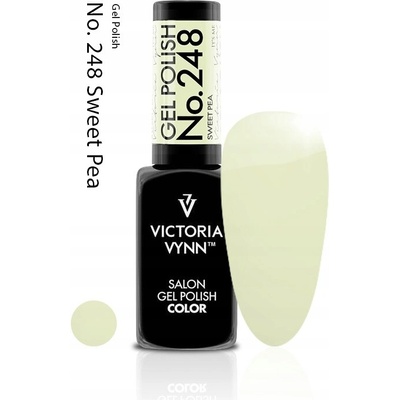 Hybridní lak barevný lak Victoria Vynn Odstíny zelené Sweet Pea