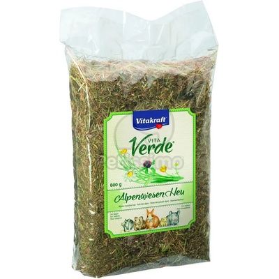 Vitakraft Vitaverde алпийско ливадно сено - Храна за гризачи 0, 6 кг