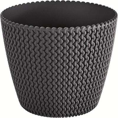 Prosperplast Květináč SPLOFY antracit 15,7 cm