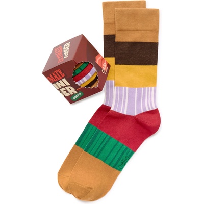 Celio Подаръчен комплект чорапи Бургер Celio | Mnogotsveten | МЪЖЕ | ЕДИН РАЗМЕР