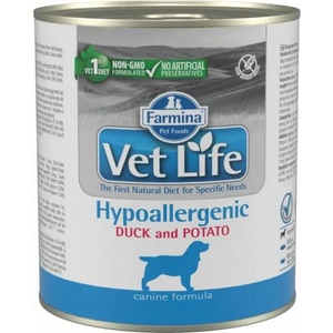 Vet Life Hypoallergenic duck & potato 300 g