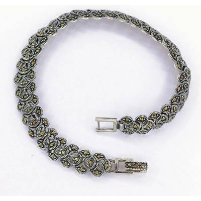 Zlato-Minerály Stříbrný náramek 19 SR05728SD19