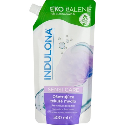 Indulona Sensi Care Tekuté mydlo náhradná náplň 500 ml