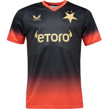 Castore SK Slavia Prague Away SS Shirt černá červená zlatá