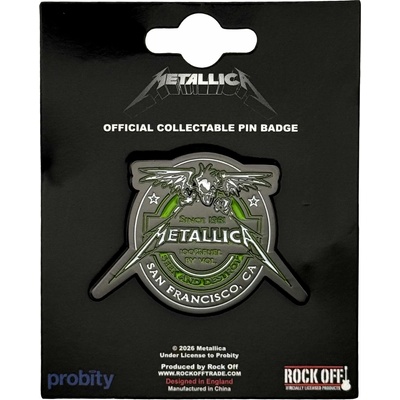 RukaHore odznak Metallica pin badge fuel