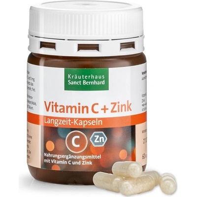 Sanct Bernhard Vitamin C + Zinok postupné uvolňování 60 kapsúl