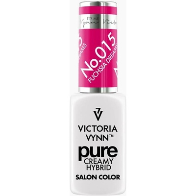 VICTORIA VYNN Hybridní gel lak PURE CREAMY HYBRID 015 Fuchsia Dreams 8 ml