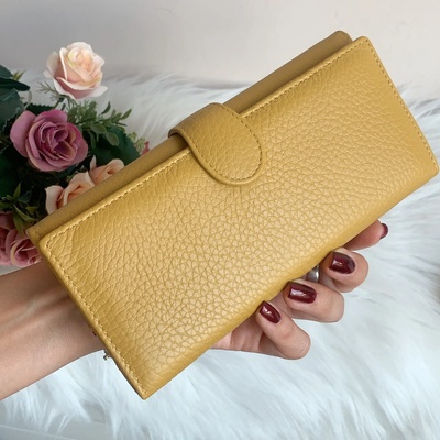 Кожено Портмоне beige- Модел 1289