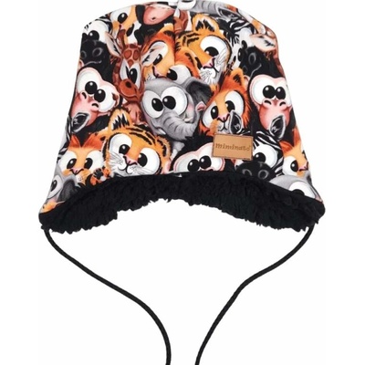 dětská ušanka se zvířátky