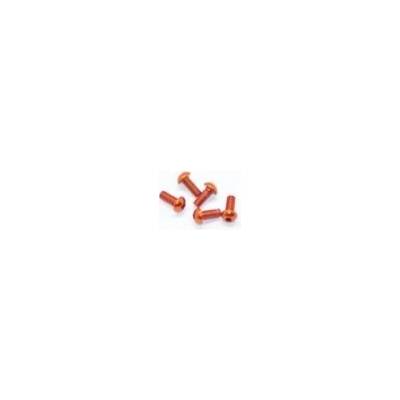 Arrowmax Alu Screw Allen Roundhead M2.5X6 Orange 7075 5 AM-14RH2506-O