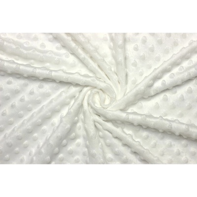 Minky fleece - Perlově bílá | Ivory