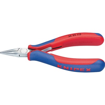 Electronics kliešte 115 mm s polguľatými čeľusťami KNIPEX 35 22 115