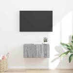 vidaXL TV стенен шкаф 60 x 31 x 29, 5 см Сив Сонома Инженерна дървесина (892201)