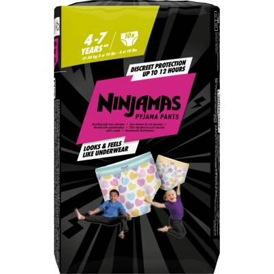 Pampers Ninjamas pyžamové 10ks Srdce