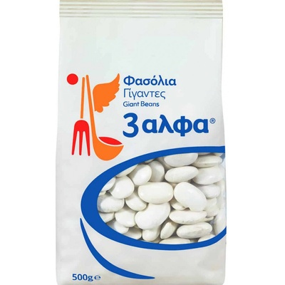 3alfa obří řecké fazole Gigantes 0,5 kg – Zboží Mobilmania