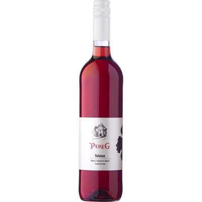 Pereg Rubinus rosé z čiernych ríbezlí 11% 0,75 l (čistá fľaša)