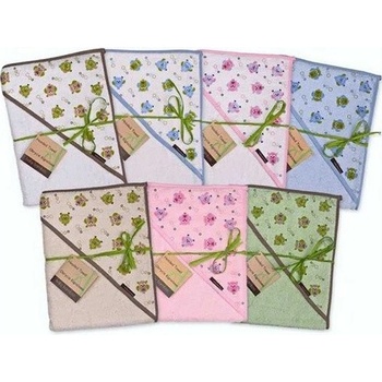 Baby Nellys Detská termoosuška s kapucňou Royal 100 x 100 cm růžová