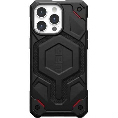 Urban Armor Gear MagSafe Противоударен Калъф за iPhone 15 Pro Max, UAG Monarch Pro Kevlar Case, Черен (840283909207)