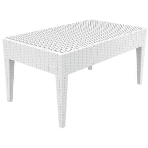 Horecano SI-Маса ратан за шезлонг 92х53хh45cm. "MIAMI" БЯЛА (855) (014217)