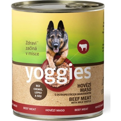 Yoggies hovězí s ostropestřcem mariánským 800 g