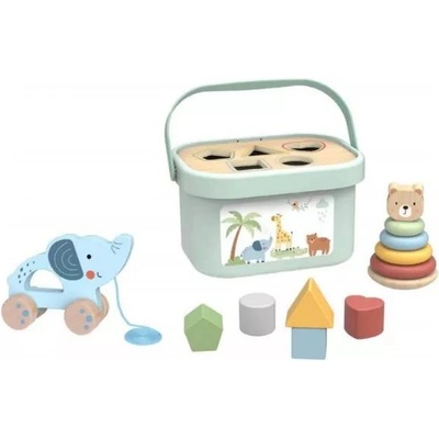 Tooky Toy Tooky Toy: 3 в 1 комплект за игра - дивите животни (TJ011)