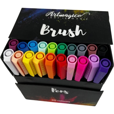 Artmagico Brush pens sada 20 ks