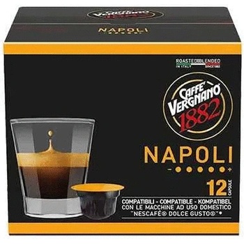 12 капсули Caffe Vergnano 1882 NAPOLI съвместими с кафемашини NESCAFE® Dolce Gusto®