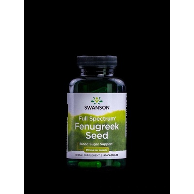 Swanson Pískavice Fenugreek Seed 610 mg 90 kapslí