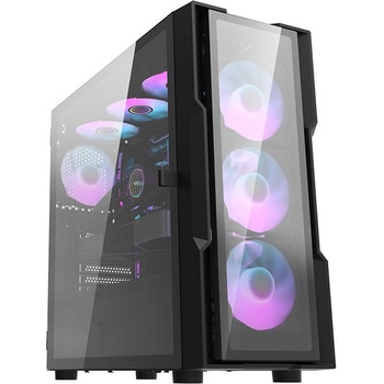 Image 1 of darkFlash DK431 Glass Black + fans