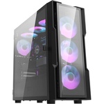 darkFlash DK431 Glass Black + fans