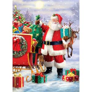 EUROGRAPHICS - Puzzle Santa´s Sled - 1 000 piese
